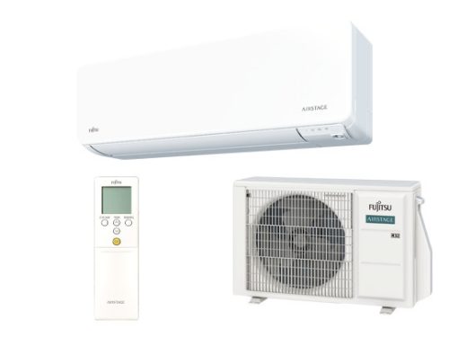 Fujitsu Design AIRSTAGE ASEH14KGTG-AOEH14KGCG oldalfali split klíma (4,2kW)
