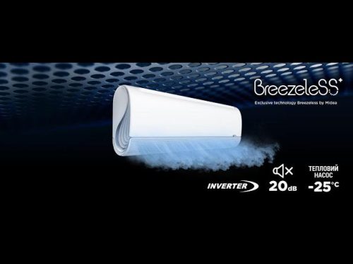 Midea BreezeleSS+ MSF3-09-SP Wand-Split-Klimaanlage (2,6 kW)